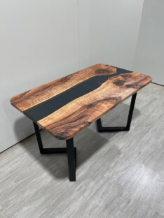 Стол кухонный обеденный прямоугольный дизайнерский лофт THETABLE RU 140х80 3.12/3.1