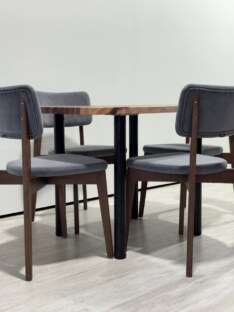 Стол кухонный обеденный евро дизайнерский лофт THETABLE RU 102х69 12.5/11.1