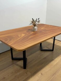 Стол кухонный обеденный дизайнерский лофт THETABLE 160х80 8.1/3.1