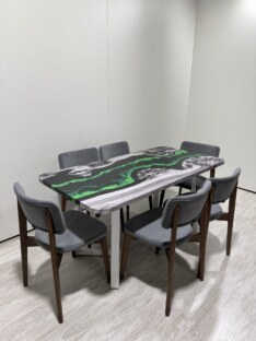 Стол кухонный обеденный прямоугольный дизайнерский лофт THETABLE RU 120х80 4.19/1.2