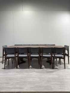 Стол кухонный обеденный евро дизайнерский лофт THETABLE RU 250х100 3.8/1.1