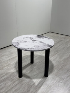 Стол журнальный круглый дизайнерский лофт THETABLE RU 60х16 7.4/12.1-3