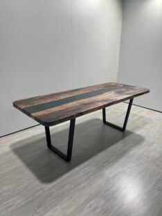 Стол кухонный обеденный прямоугольный дизайнерский лофт THETABLE 220х90 3.47/2.1