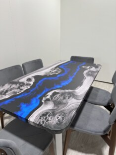 Стол кухонный обеденный прямоугольный дизайнерский лофт THETABLE RU 140х80 4.17/1.2