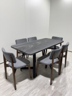 Стол кухонный обеденный прямоугольный дизайнерский лофт THETABLE RU 220х90 8.11/1.1