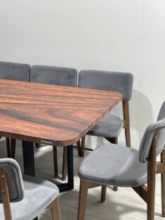 Стол кухонный обеденный прямоугольный дизайнерский лофт THETABLE RU 200х90 1.20/3.1