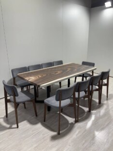 Стол кухонный обеденный прямоугольный дизайнерский под дерево THETABLE RU 160х80 17.1/3.1 Стол кухонный обеденный прямоугольный дизайнерский под дерево THETABLE RU 160х80 17.1/3.1