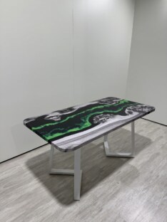 Стол кухонный обеденный прямоугольный дизайнерский лофт THETABLE RU 120х80 4.19/1.2