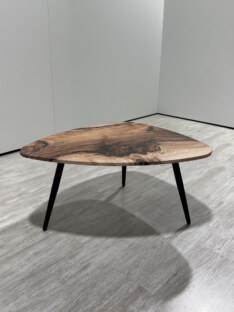 Стол журнальный медиатор дизайнерский лофт THETABLE RU 89х66 12.5/8.1-3