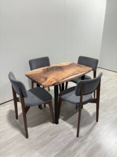 Стол кухонный обеденный евро дизайнерский лофт THETABLE RU 102х69 12.5/11.1