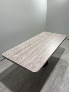 Стол кухонный обеденный прямоугольный дизайнерский под травертин THETABLE RU 180х100 16.1/17.1 Стол кухонный обеденный прямоугольный дизайнерский под травертин THETABLE RU 180х100 16.1/17.1
