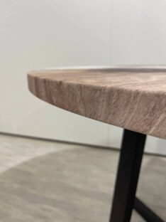 Стол кухонный обеденный круглый дизайнерский лофт THETABLE RU 120х32 3.34/1.1