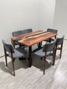 Стол кухонный обеденный прямоугольный дизайнерский лофт THETABLE RU 120х80 5.8/1.1 Стол кухонный обеденный прямоугольный дизайнерский лофт THETABLE RU 120х80 5.8/1.1