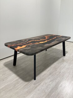 Стол журнальный прямоугольный дизайнерский лофт THETABLE RU 140х80 4.11/5.1