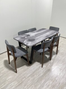 Стол кухонный обеденный прямоугольный дизайнерский лофт THETABLE 160х80 3.27/2.1