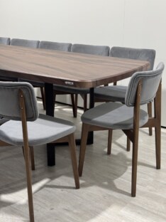 Стол кухонный обеденный евро дизайнерский лофт THETABLE RU 250х100 6.4/3.1