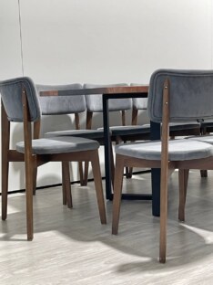 Стол кухонный обеденный прямоугольный дизайнерский лофт THETABLE 250х100 3.1/3.1