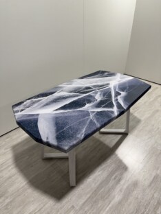 Стол кухонный обеденный дизайнерский лофт THETABLE RU 160х90 2.69/1.2 Стол кухонный обеденный дизайнерский лофт THETABLE RU 160х90 2.69/1.2