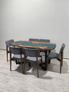Стол кухонный обеденный евро дизайнерский лофт THETABLE RU 160х80 4.5/3.1