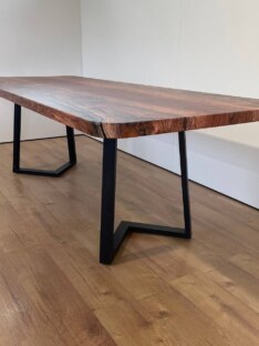 Стол письменный прямоугольный дизайнерский лофт THETABLE 140х80 1.10/1.1