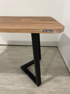 Стол кухонный обеденный прямоугольный дизайнерский лофт THETABLE RU 120х80 8.13/1.1