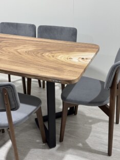 Стол кухонный обеденный прямоугольный дизайнерский лофт THETABLE RU 220х90 9.9/3.1 Стол кухонный обеденный прямоугольный дизайнерский лофт THETABLE RU 220х90 9.9/3.1