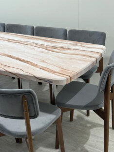 Стол кухонный обеденный евро дизайнерский лофт THETABLE RU 160х80 6.6/1.2