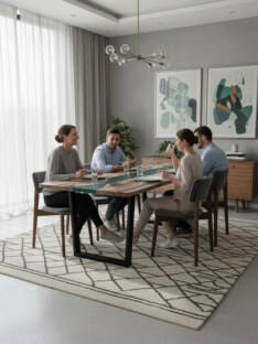 Стол кухонный обеденный прямоугольный дизайнерский лофт THETABLE RU 250х100 3.38/2.1 Стол кухонный обеденный прямоугольный дизайнерский лофт THETABLE RU 250х100 3.38/2.1
