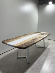 Стол кухонный обеденный евро дизайнерский лофт THETABLE RU 250х100 3.24/1.2