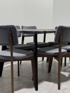 Стол кухонный обеденный прямоугольный дизайнерский лофт THETABLE RU 160х80 4.20/4.1 Стол кухонный обеденный прямоугольный дизайнерский лофт THETABLE RU 160х80 4.20/4.1