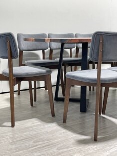 Стол кухонный обеденный прямоугольный дизайнерский лофт THETABLE 220х90 3.8/1.1