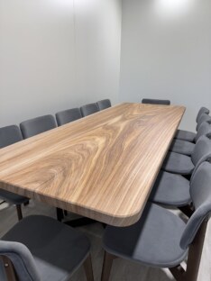 Стол кухонный обеденный прямоугольный дизайнерский лофт THETABLE RU 250х100 8.13/3.1