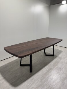 Стол кухонный обеденный евро дизайнерский лофт THETABLE RU 250х100 6.4/1.1