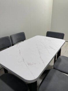 Стол кухонный обеденный прямоугольный дизайнерский лофт THETABLE RU 120х80 2.21/3.1