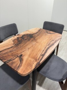 Стол кухонный обеденный евро дизайнерский лофт THETABLE RU 102х69 12.5/11.1