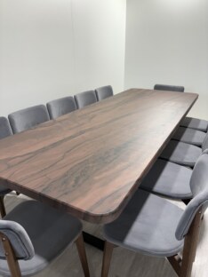 Стол кухонный обеденный прямоугольный дизайнерский лофт THETABLE RU 250х100 6.4/2.1 Стол кухонный обеденный прямоугольный дизайнерский лофт THETABLE RU 250х100 6.4/2.1