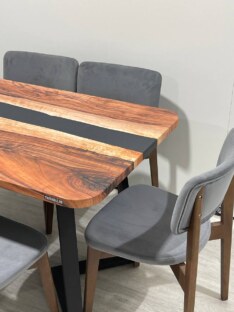 Стол кухонный обеденный прямоугольный дизайнерский лофт THETABLE RU 120х80 5.8/1.1 Стол кухонный обеденный прямоугольный дизайнерский лофт THETABLE RU 120х80 5.8/1.1
