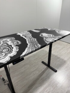 Стол компьютерный с подъемным механизмом дизайнерский лофт THETABLE 180х80 2.72/14.1