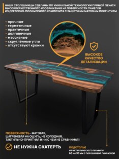 Стол письменный с вырезом дизайнерский лофт THETABLE RU 160х80 4.5/2.1 Стол письменный с вырезом дизайнерский лофт THETABLE RU 160х80 4.5/2.1