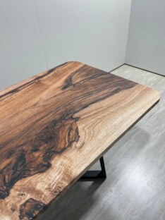 Стол кухонный обеденный прямоугольный дизайнерский лофт THETABLE RU 200х90 12.5/1.1