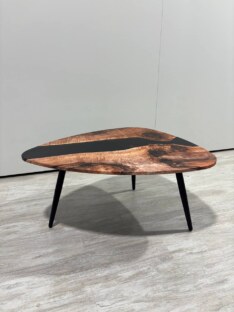 Стол журнальный медиатор дизайнерский лофт THETABLE RU 89х66 3.8/8.1-3