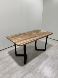 Стол кухонный обеденный прямоугольный дизайнерский лофт THETABLE RU 220х90 9.9/3.1 Стол кухонный обеденный прямоугольный дизайнерский лофт THETABLE RU 220х90 9.9/3.1