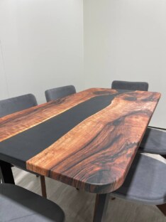 Стол кухонный обеденный прямоугольный дизайнерский лофт THETABLE RU 160х80 3.8/2.1