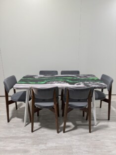 Стол кухонный обеденный прямоугольный дизайнерский лофт THETABLE RU 160х80 4.19/6.2
