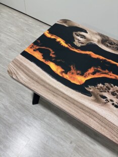 Стол журнальный прямоугольный дизайнерский лофт THETABLE RU 160х80 4.15/5.1