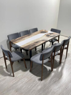 Стол кухонный обеденный прямоугольный дизайнерский лофт THETABLE RU 250х100 3.22/1.1 Стол кухонный обеденный прямоугольный дизайнерский лофт THETABLE RU 250х100 3.22/1.1