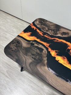 Стол журнальный прямоугольный дизайнерский лофт THETABLE RU 120х80 4.11/7.1