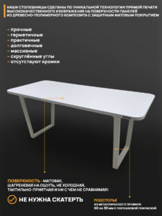 Стол кухонный обеденный прямоугольный дизайнерский лофт THETABLE RU 120х80 2.23/2.2 Стол кухонный обеденный прямоугольный дизайнерский лофт THETABLE RU 120х80 2.23/2.2