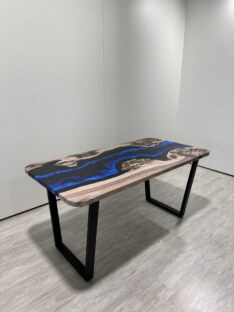 Стол кухонный обеденный прямоугольный дизайнерский лофт THETABLE RU 160х80 4.12/2.1