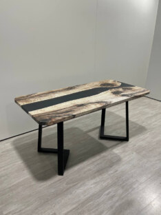 Стол кухонный обеденный прямоугольный дизайнерский лофт THETABLE RU 160х80 3.19/1.1